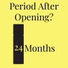 Pairfum Infographic PAO Period After Opening 24 Months Eau de Parfum 30 ml