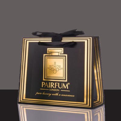 Pairfum Gold Black Luxury Carrier Bag Gift Luxelet Black