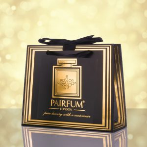 Pairfum Gold Black Luxury Carrier Bag Gift Luxelet Light
