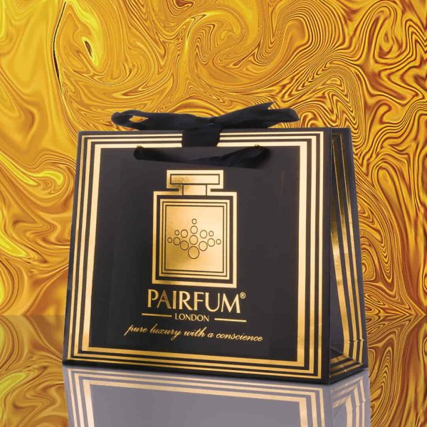 Pairfum Gold Black Luxury Carrier Bag Gift Luxelet Liquid Pairfum Gold Black Luxury Carrier Bag Gift Luxelet Liquid