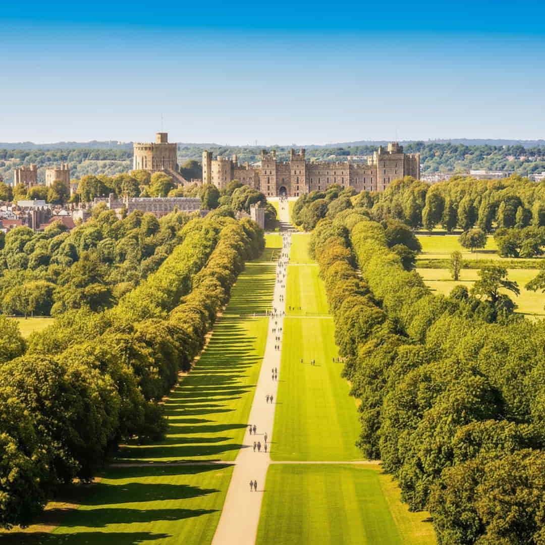 Windsor Castle Long Walk Great Britain