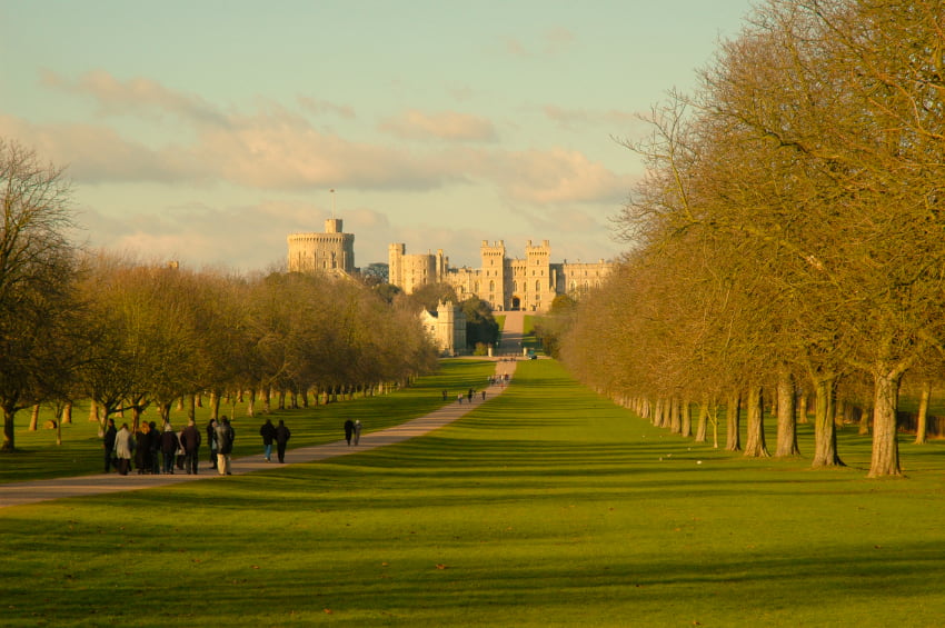 Windsor Castle The Long Walk To Englfield Green