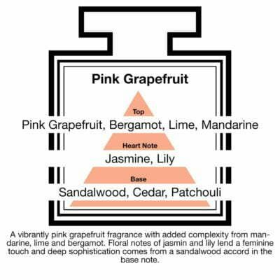 Fragrance Description Pink Grapefruit Mandarine Jasmine Patchouli Lime