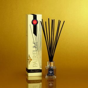 PAIRFUM Reed Diffuser cube petite blush rose amber web