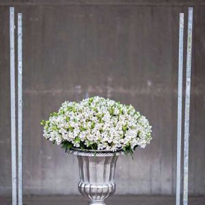 Pairfum Perfume Candle Alstroemeria White Vase