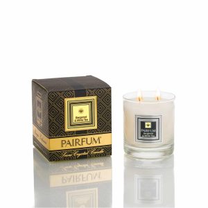 Pairfum Large Snow Crystal Candle Noir Bergamot White Tea