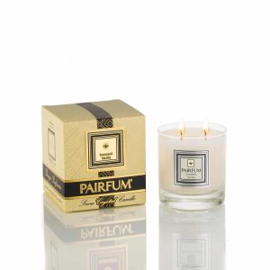Pairfum Large Snow Crystal Candle Signature Innocent Vanilla