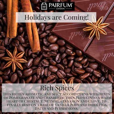 Holidays Coming Pairfum Fragrance Rich Spices Cocoa Cinnamon Anise Holidays Coming Pairfum Fragrance Rich Spices Cocoa Cinnamon Anise