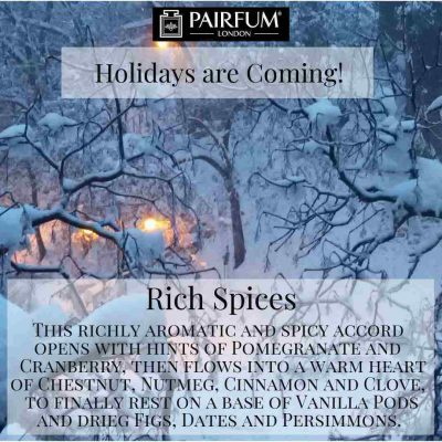 Holidays Coming Pairfum Fragrance Rich Spices Forest Light Snow Holidays Coming Pairfum Fragrance Rich Spices Forest Light Snow