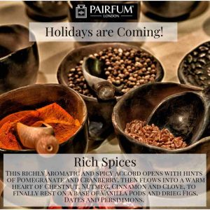 Holidays Coming Pairfum Fragrance Rich Spices Wood Bowl