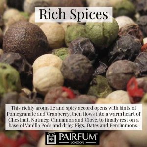 Pairfum London Rich Spices Cinnamon Clove Pepper Vanilla
