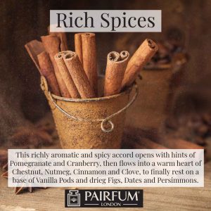 Pairfum London Rich Spices Cinnamon Sticks Kitchen