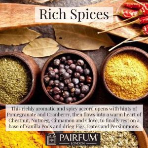 Pairfum London Rich Spices Pepper Cinnamon Clove Vanilla Persimmon