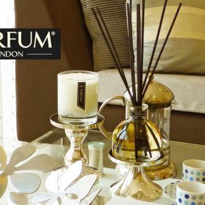 pairfum lifestyle coffee table reed diffuser perfumed candle