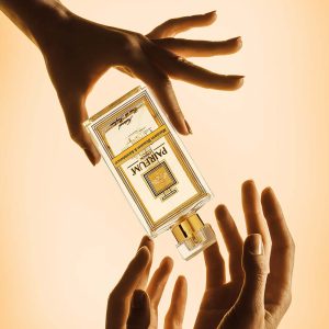 Pairfum Eau De Parfum Bottle Hands Mandarin Blossom Sandalwood