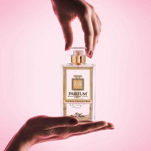 Pairfum Eau De Parfum Bottle Woman Hands Pink Rose Sensuous Musk