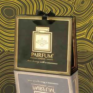 Pairfum Gold Black Luxury Carrier Bag Gift Classic Fluid