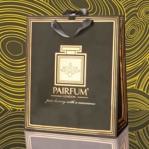 Pairfum Gold Black Luxury Carrier Bag Gift Large Fluid
