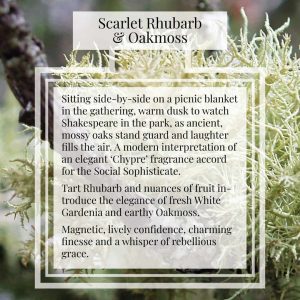 Pairfum London Perfume Scarlet Rhubarb Oakmoss Description