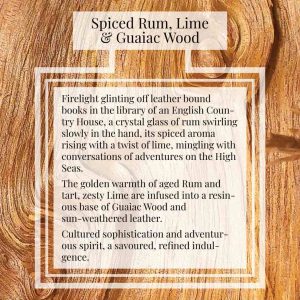 Pairfum London Perfume Spiced Rum Lime Guaiac Wood Description