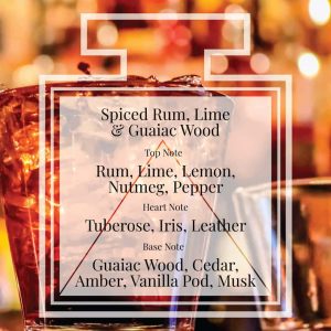 Pairfum London Perfume Spiced Rum Lime Guaiac Wood Triangle