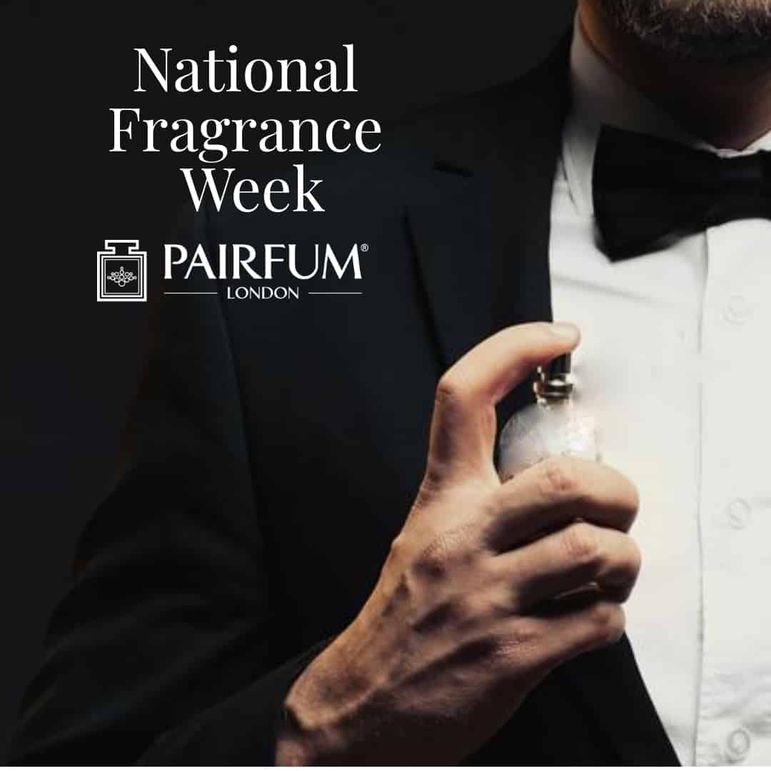 National Fragrance Week Man in Suit smell perfume